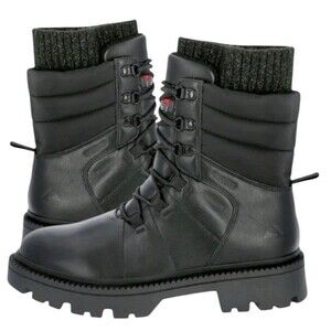Ozark Trail Snow Boots Women’s 10 Black Waterproof Insulated -20°F Combat Style